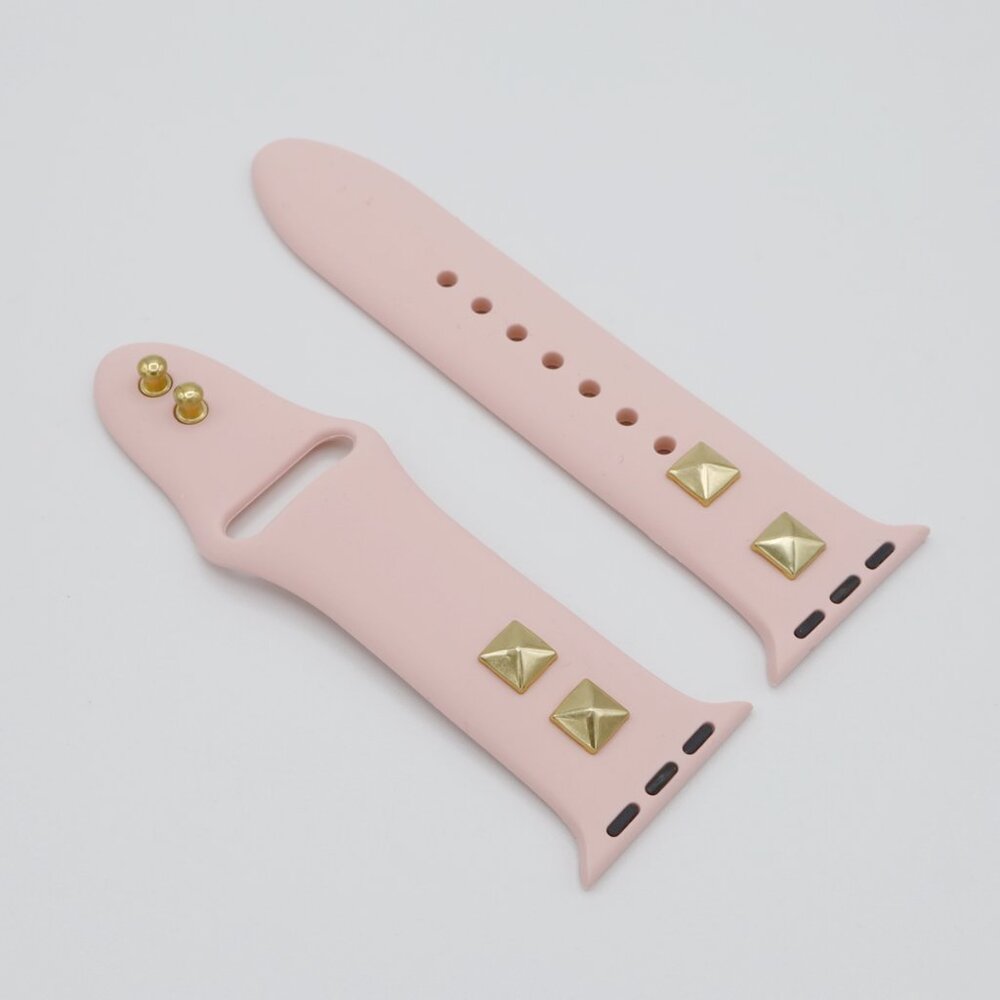 NEW Studded Printed Apple Watch Band Strap 38/40/41/42/44/45mm For Series 1-9 - Picture 3 of 3